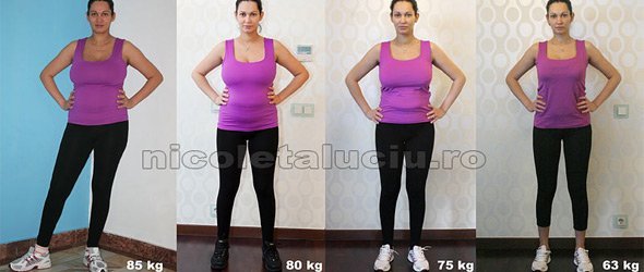 Nicoleta Luciu a slabit inca 12 kg