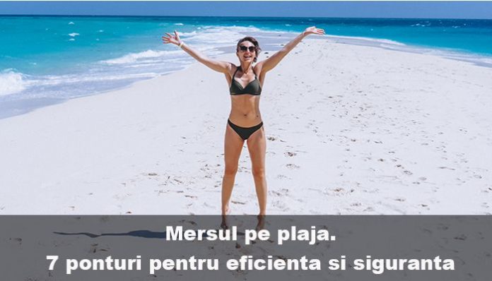 mersul pe plaja