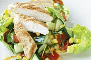 salata de pui cu porumb salata de pui cu porumb