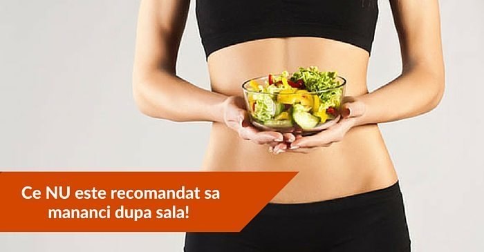 Ce alimente NU ar trebui sa consumi dupa sala