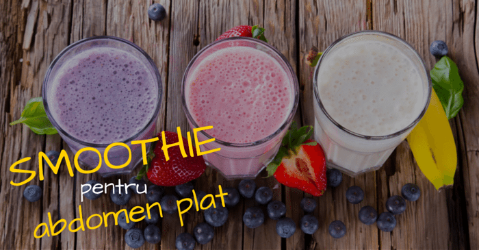 smoothie pentru abdomen plat