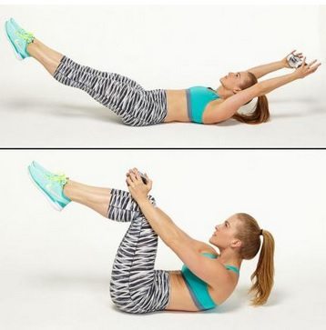 Exercitii abdomen - muschii abdominali inferiori