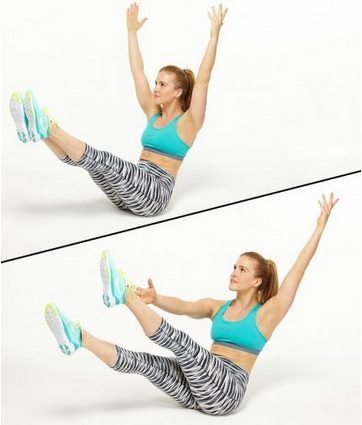 Exercitii abdomen - muschii abdominali inferiori