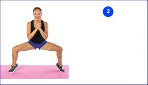 8 exercitii pentru fesieri 20 genuflexiuni in stil sumo