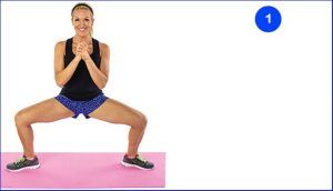 8 exercitii pentru fesieri 19 genuflexiuni in stil sumo