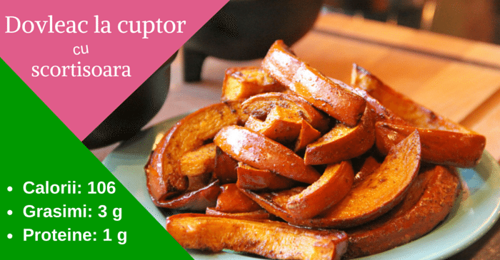 dovleac la cuptor cu scortisoara