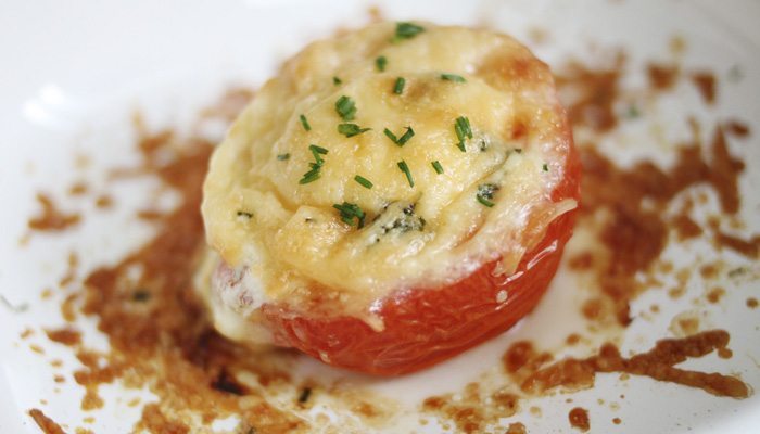 rosii coapte cu parmezan