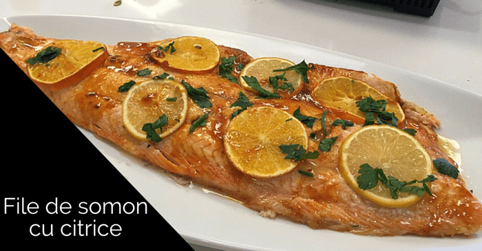 File de somon cu citrice