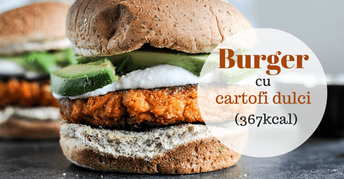 Burger cu cartofi dulci