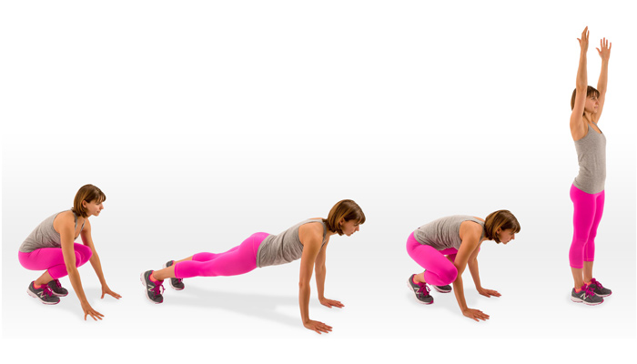 Antrenament Tabata: 8 exercitii pentru slabit rapid 10 antrenament tabata