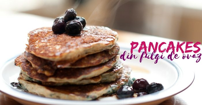 pancakes din fulgi de ovaz