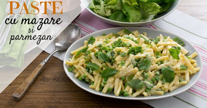 paste-cu-mazare-si-parmezan paste cu mazare si parmezan