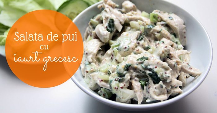 Salata de pui cu iaurt grecesc