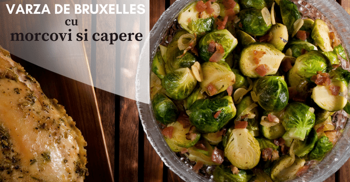 varza de bruxelles cu morcovi si capere
