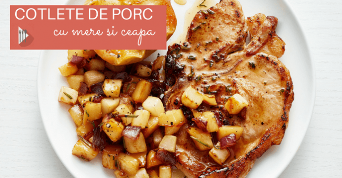 cotlete-de-porc-cu-mere-si-ceapa-la-cuptor3 (1) cotlete de porc cu mere si ceapa la cuptor