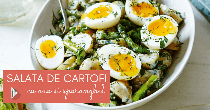 salata cde cartofi oua si sparanghel