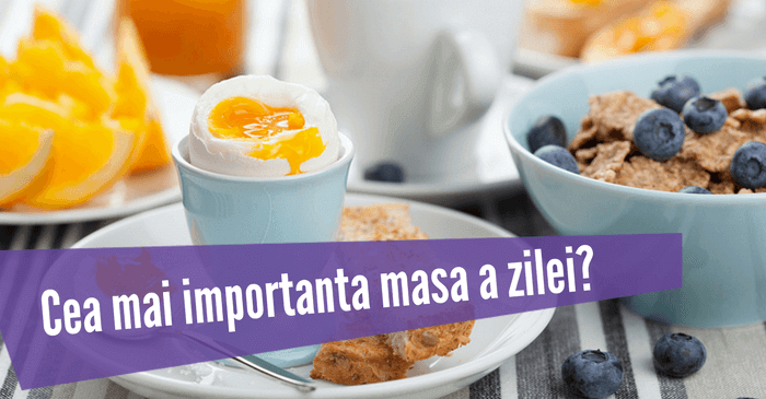 Luam sau nu micul dejun? Aceasta e intrebarea!