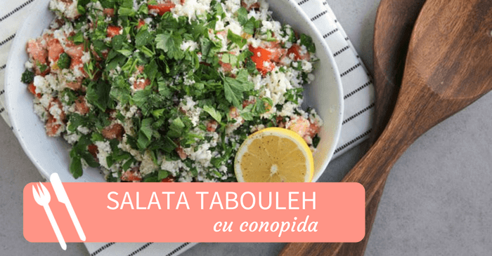 Salata tabouleh cu conopida