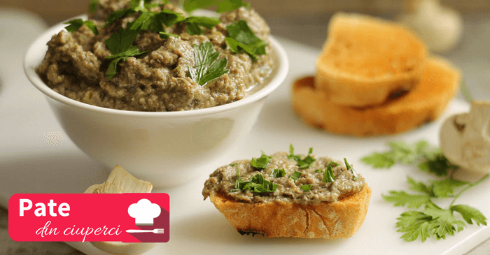 Pate din ciuperci 1 pate din ciuperci