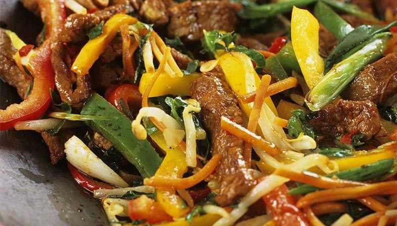 Vita si legume stir-fry